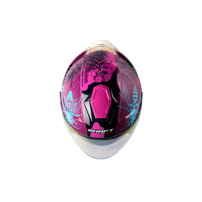 Casco SHAFT PRO SHPRO-240DV Franz - Morado Oscuro - Azul