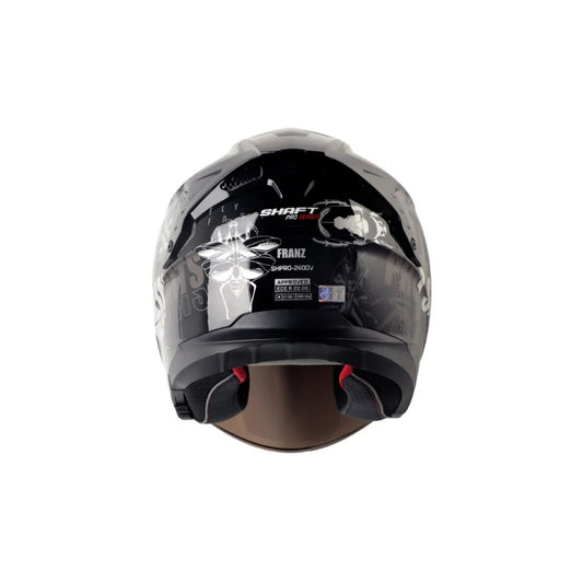 Casco SHAFT PRO SHPRO-240DV Franz - Gris Oscuro - Plateado