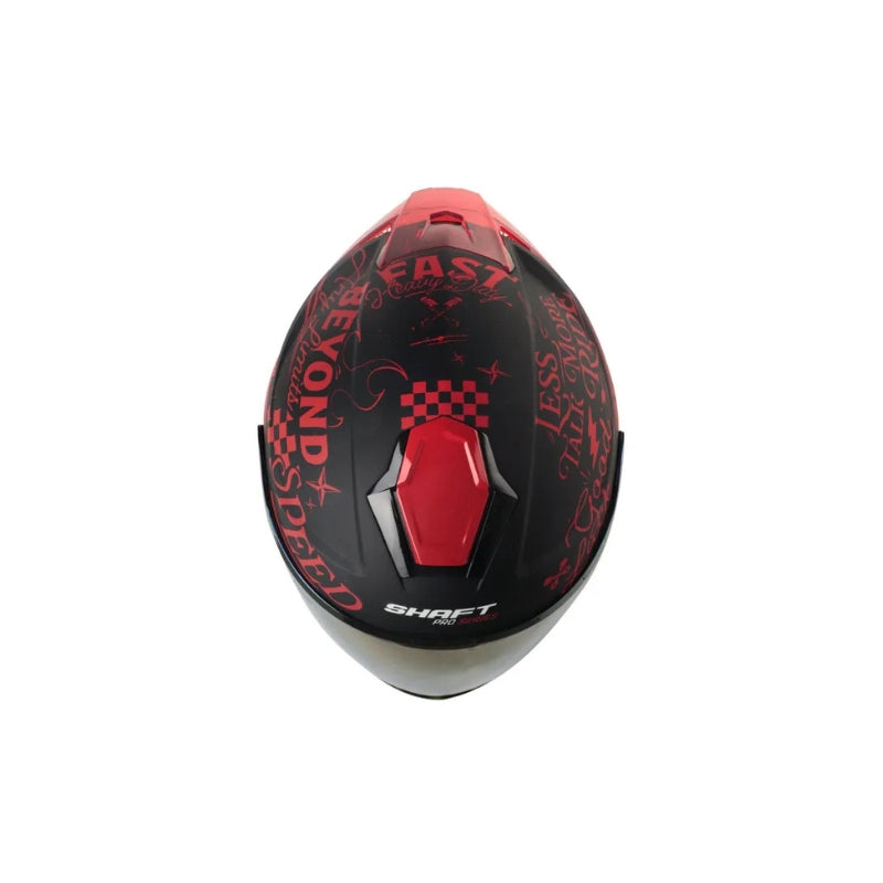 Casco SHAFT PRO SHPRO-240DV Retrum - Negro - Rojo