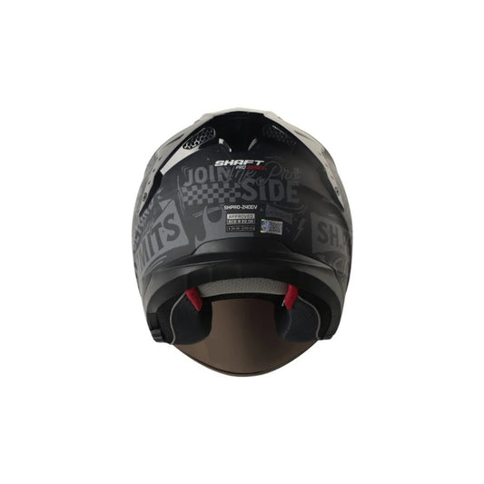 Casco SHAFT PRO SHPRO-240DV Retrum - Negro - Gris