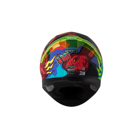 Casco SHAFT PRO SHPRO-612 DV EVO X-ray Azul Oscuro - Rojo
