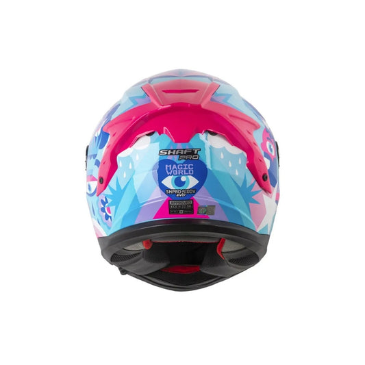 Casco SHAFT PRO SHPRO 610 DV EVO Magic World - Azul - Morado