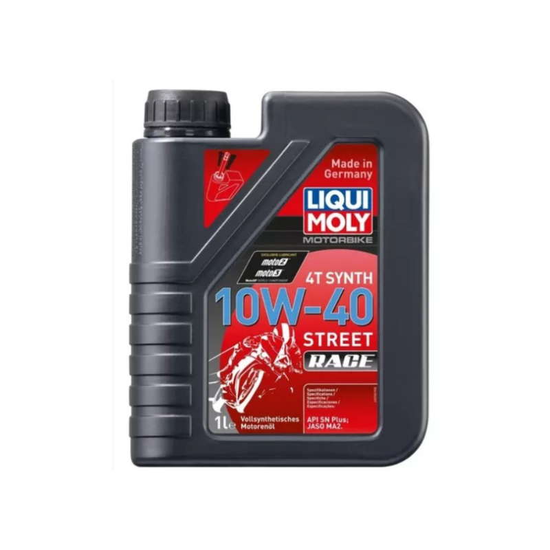 Aceite de Motor Liqui Moly 10W40 Sintetico Street Race 4 Tiempos