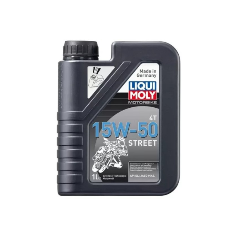 Aceite de Motor Liqui Moly 15W50 Semisintetico Street 4 Tiempos