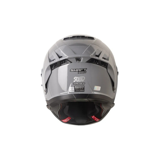 Casco SHAFT PRO SHPRO-606SP Solid Gris - Plateado