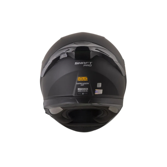 Casco SHAFT PRO SHPRO-612 DV EVO Solid Negro - Dorado