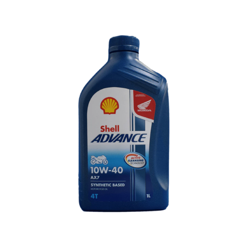 Aceite de Motor Shell Advance 10W40 Semisintetico Ax7 4 Tiempos
