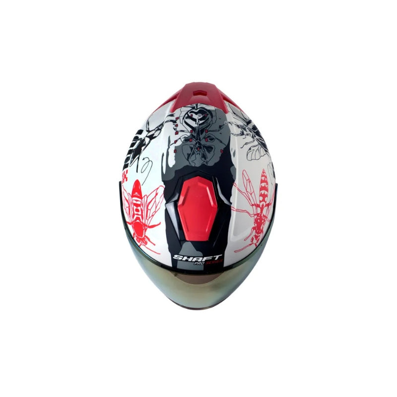 Casco SHAFT PRO SHPRO-240DV Franz - Gris Claro - Rojo