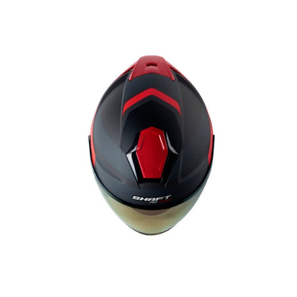 Casco SHAFT PRO SHPRO-240DV Maison - Gris Oscuro - Rojo