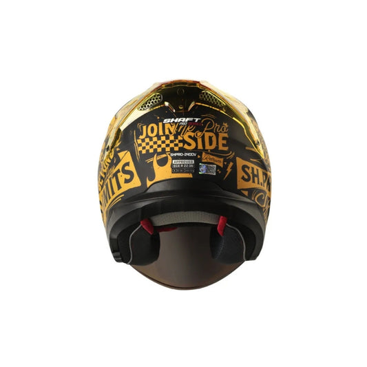 Casco SHAFT PRO SHPRO-240DV Retrum - Negro - Dorado