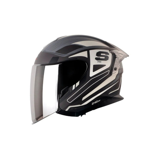 Casco SHAFT PRO SHPRO-240DV Transverse - Gris Oscuro