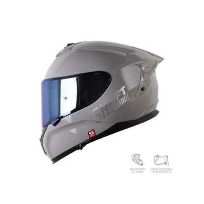 Casco SHAFT PRO SHPRO 610 DV EVO Solid - Gris Plateado