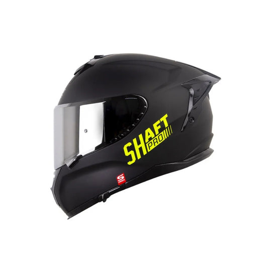 Casco SHAFT PRO SHPRO 610 DV EVO Solid - Negro Amarillo Neón