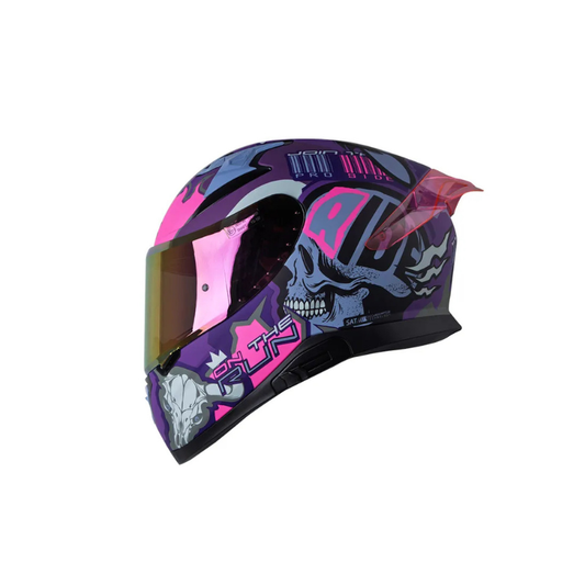 Casco SHAFT PRO SHPRO-612 DV EVO X-ray Morado - Morado Claro