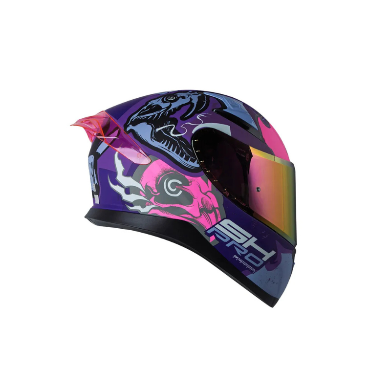 Casco SHAFT PRO SHPRO-612 DV EVO X-ray Morado - Morado Claro