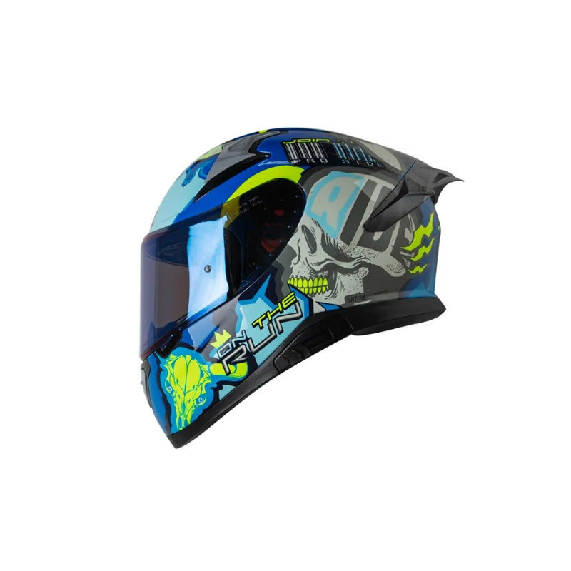 Casco SHAFT PRO SHPRO-612 DV EVO X-ray Azul Oscuro - Gris Oscuro
