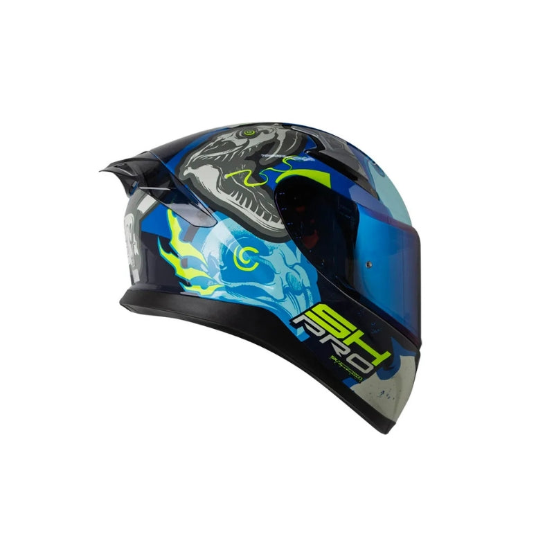 Casco SHAFT PRO SHPRO-612 DV EVO X-ray Azul Oscuro - Gris Oscuro