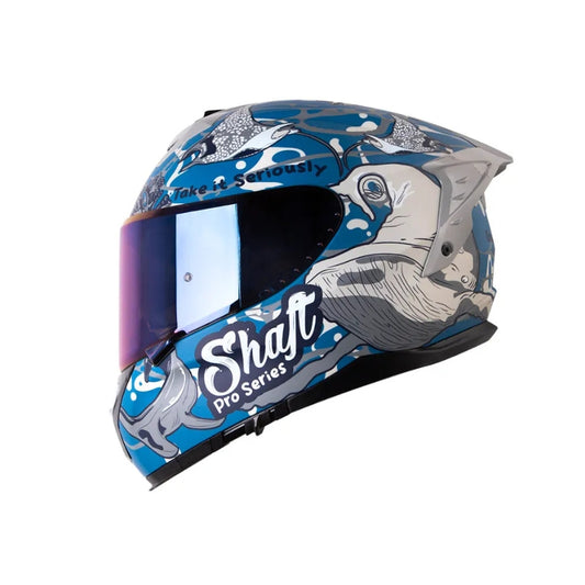 Casco SHAFT PRO SHPRO 610 DV EVO Bluer Planet - Azul Claro