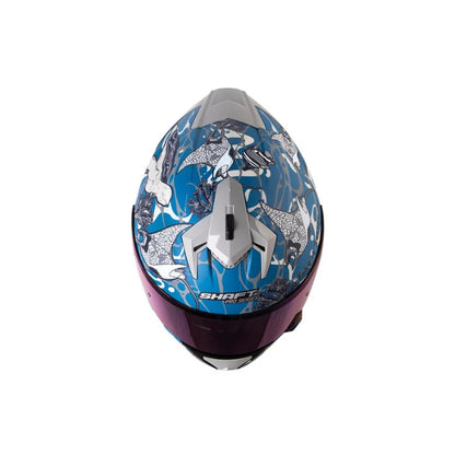 Casco SHAFT PRO SHPRO 610 DV EVO Bluer Planet - Azul Claro