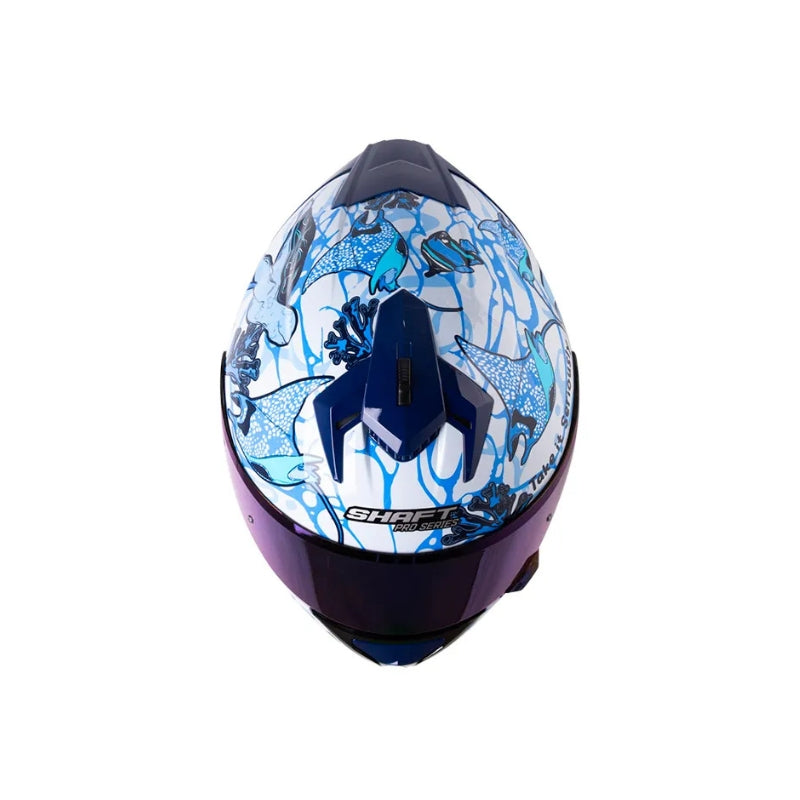 Casco SHAFT PRO SHPRO 610 DV EVO Bluer Planet - Azul Oscuro
