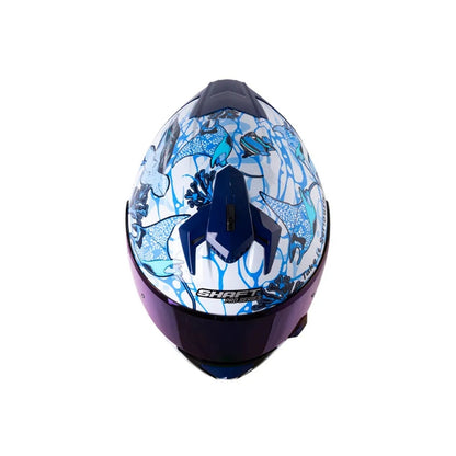 Casco SHAFT PRO SHPRO 610 DV EVO Bluer Planet - Azul Oscuro