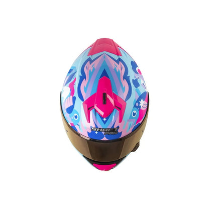 Casco SHAFT PRO SHPRO 610 DV EVO Magic World - Azul - Morado