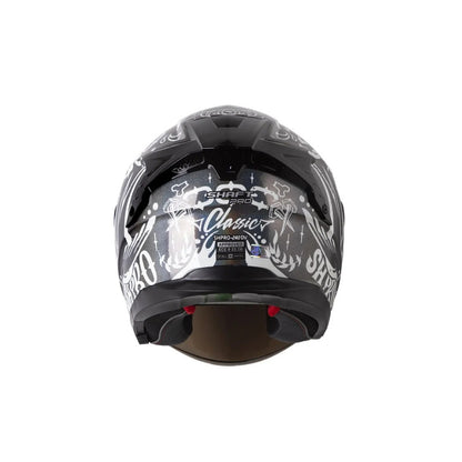 Casco SHAFT PRO SHPRO-240DV Classic - Gris Oscuro - Blanco