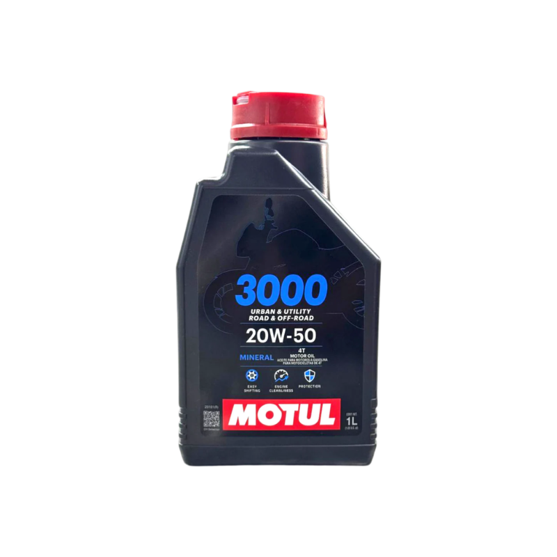 Aceite de Motor Motul 20W50 Mineral 3000 4 Tiempos