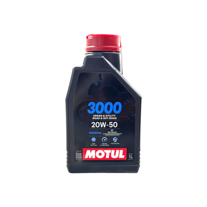 Aceite de Motor Motul 20W50 Mineral 3000 4 Tiempos