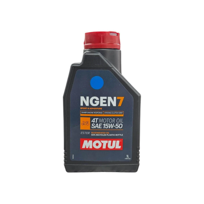 Aceite de Motor Motul 15W50 Sintetico NGEN7 4 Tiempos