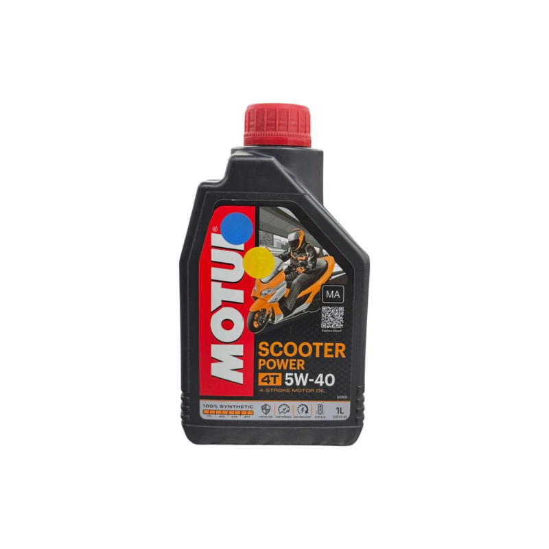 Aceite de Motor Motul Scooter Power 5W40 Semisintetico 4 Tiempos