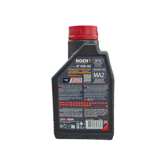 Aceite de Motor Motul 15W50 Sintetico NGEN7 4 Tiempos