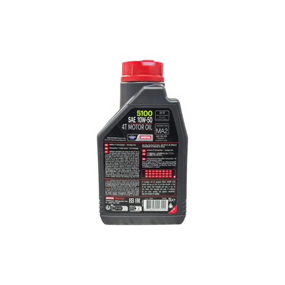 Aceite de Motor Motul 10W50 Semisintetico 5100 4 Tiempos