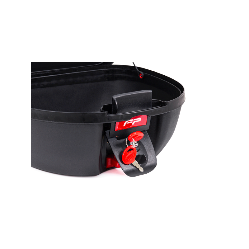 FP Maletero case negro humo para moto / un casco