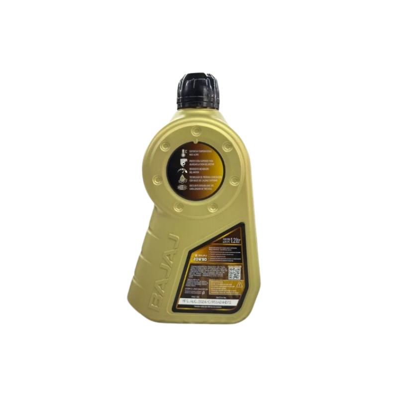 Aceite de Motor Bajaj Sintético 20W50 1.2L 4 Tiempos