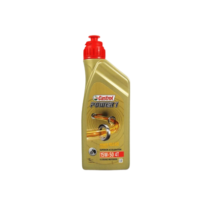 Aceite de Motor Castrol 15W50 Semisintetico Power1 4 Tiempos