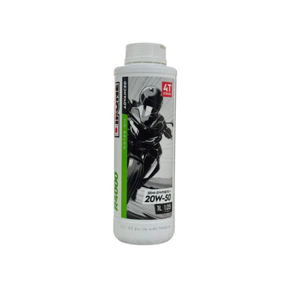 Aceite de Motor IPONE R 4000 RS 20W-50 Semisintético 1 litro 4 tiempos