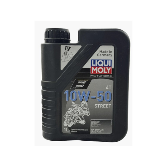 Aceite de Motor Liqui Moly 10W50 Semisintetico Street 4 Tiempos