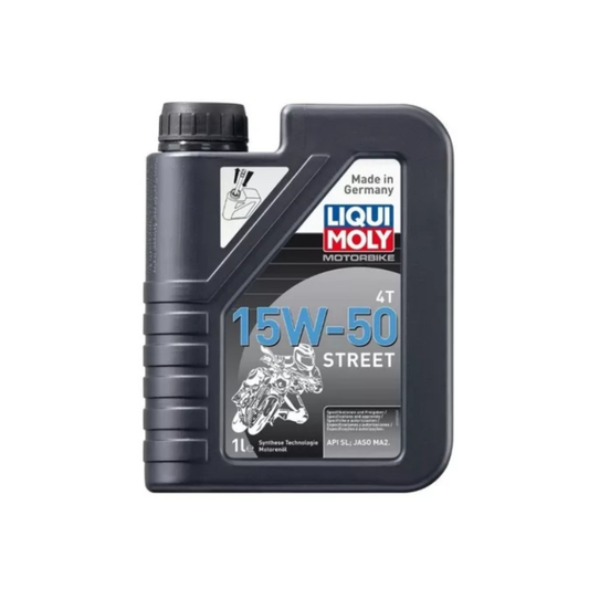 Aceite de Motor Liqui Moly 15W50 Semisintetico Street 4 Tiempos