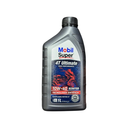 Aceite de Motor Mobil 10W40 Semisintetico Ultra Scooter 4 Tiempos