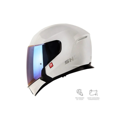 Casco SHAFT PRO SHPRO-300 SKY Solid Gris Claro - Plateado