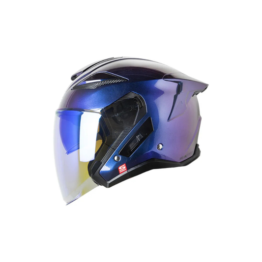 Casco SHAFT PRO SHPRO-343DV Solid Camaleon - Negro