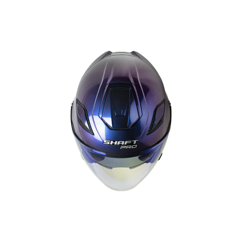 Casco SHAFT PRO SHPRO-343DV Solid Camaleon - Negro