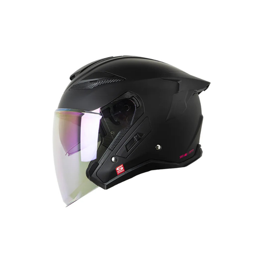 Casco SHAFT PRO SHPRO-343DV Solid Negro - Fucsia