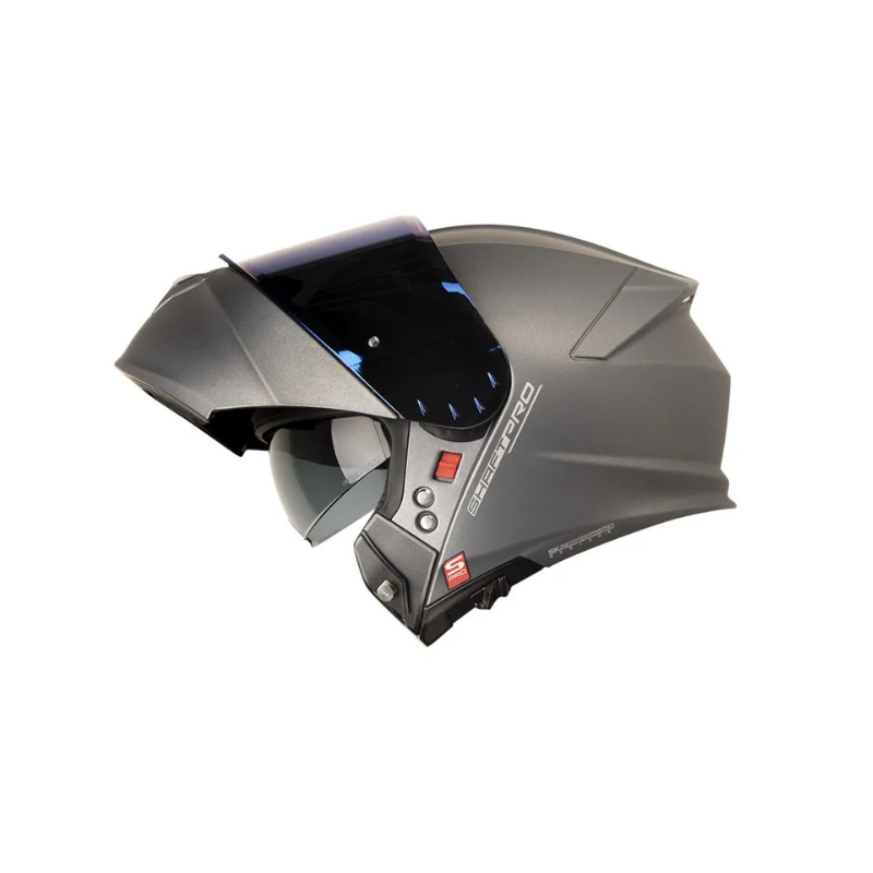 Casco SHAFT PRO SHPRO-4000DV EVO Solid Titanio - PLATEADO