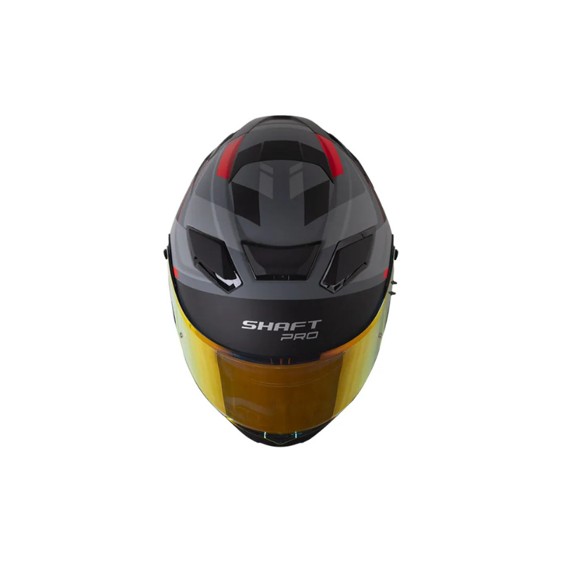 Casco SHAFT PRO SHPRO-606SP Clowky GRIS OSCURO - Rojo