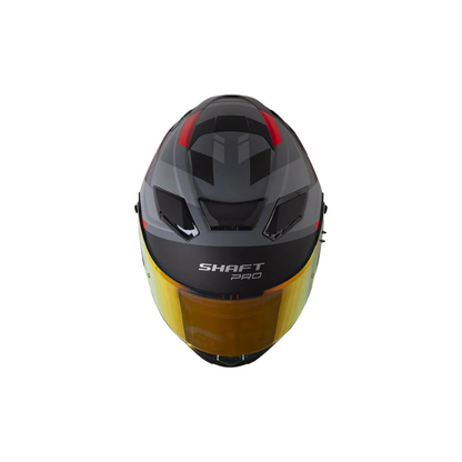Casco SHAFT PRO SHPRO-606SP Clowky GRIS OSCURO - Rojo