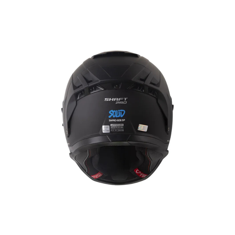 Casco SHAFT PRO SHPRO-606SP Solid Negro - Azul Metalico