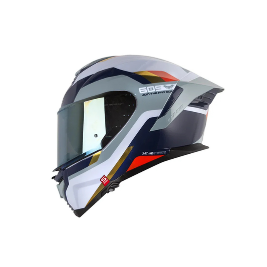 Casco SHAFT PRO SHPRO-609 VENOM Eires Azul Metalico - Turquesa