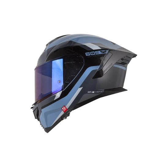 Casco SHAFT PRO SHPRO-609 VENOM Eires Azul Oscuro - Negro